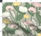 Lily Of The Valley Spring Floral Large Scale Pastel Pink Yellow Custom Printed Fabric by Spoonflower Various Fabrics by the Yard or Fat Quarter